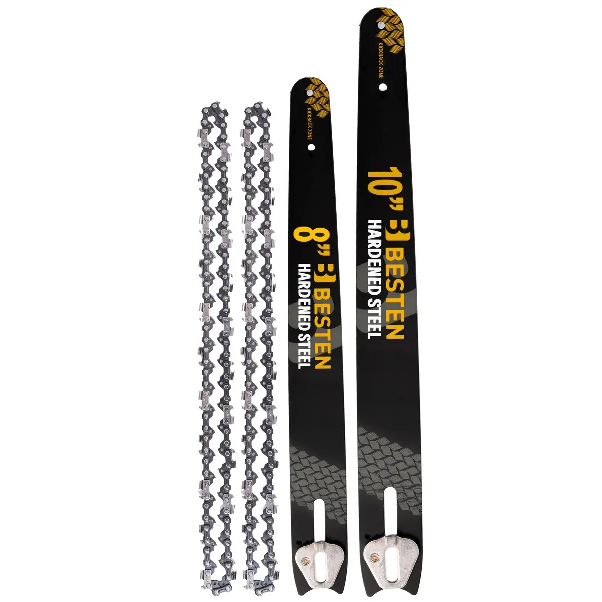 Piła akumulatorowa 8 i 10 cali BESTEN BE0002916 2 prowadnice- perfekcyjna do ogrodu